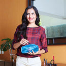 COSMETIQUERA SELLA COLOR AZUL
