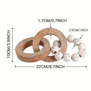 Cadena Decorativa Madera 3 Eslabones