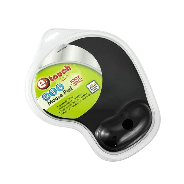 MOUSE PAD CON DESCANSADOR DE MUÑECA CON GEL ETOUCH