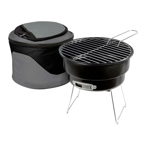 PARRILLA ASADOR CON HIELERA CAMPING