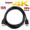 Cable HDMI 4.5m (15 Pies) 1080p/3D/Ethernet