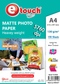 PAPEL MATTE FOTO A4, 100 HOJAS, 130GRS ETOUCH