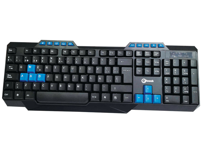 TECLADO MULTIMEDIA DE LUXE USB ETOUCH