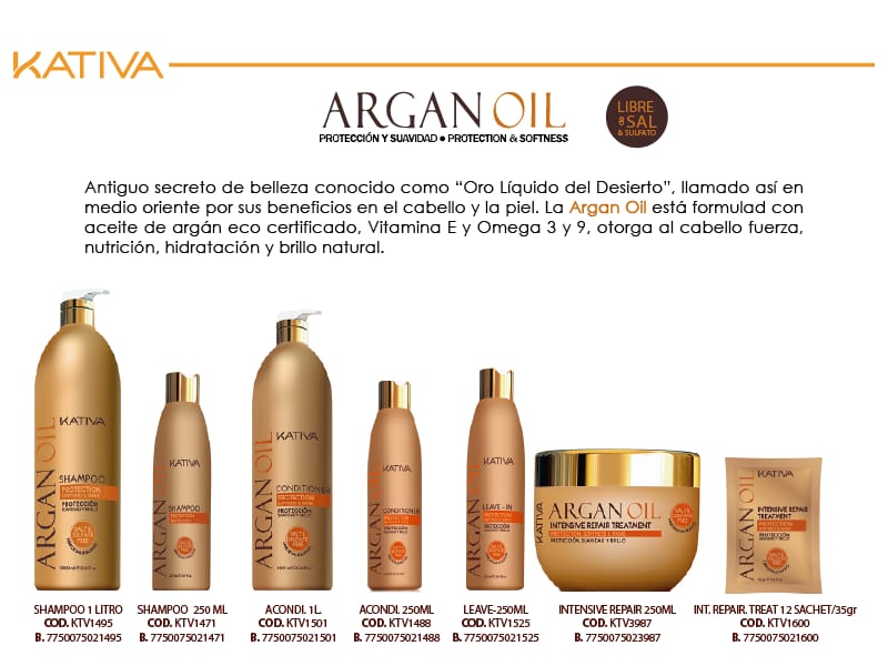 Acondicionador Aceite de Argan 250ml - Kativa