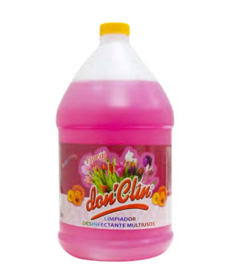 Desinfectante Multiusos Liquido Galon. Don Clin. Floral.