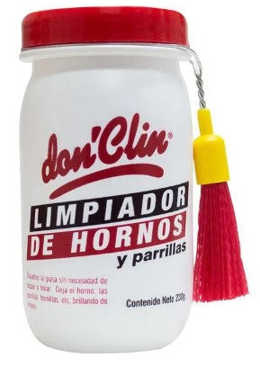 Limpia Hornos y Parrillas Pasta 8 oz. Don Clin.